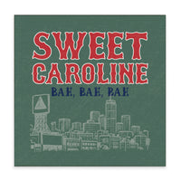 Boston Sweet Caroline Block Sign