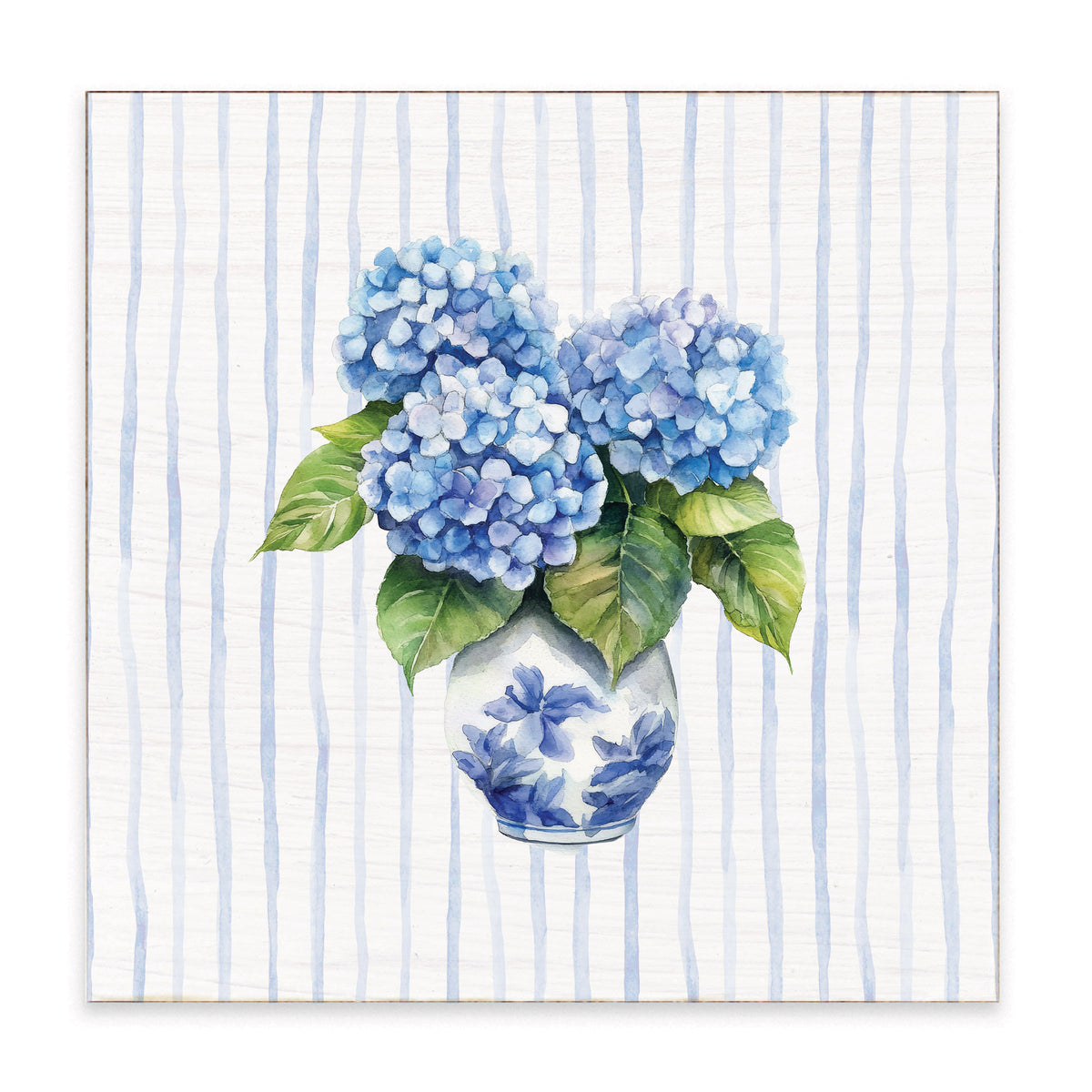 Hydrangea Vase Block Sign