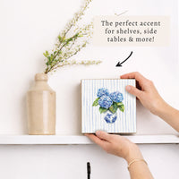 Hydrangea Vase Block Sign