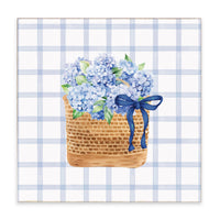Hydrangea Basket Block Sign