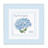 Hydrangea Stamp Block Sign