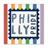 Philly Pride Stamp Block Sign
