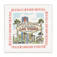 Welcome To Fabulous Las Vegas Block Sign