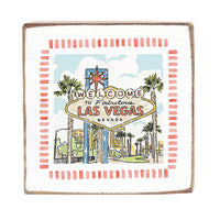 Welcome To Fabulous Las Vegas Block Sign