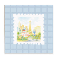 Las Vegas Stamp Block Sign