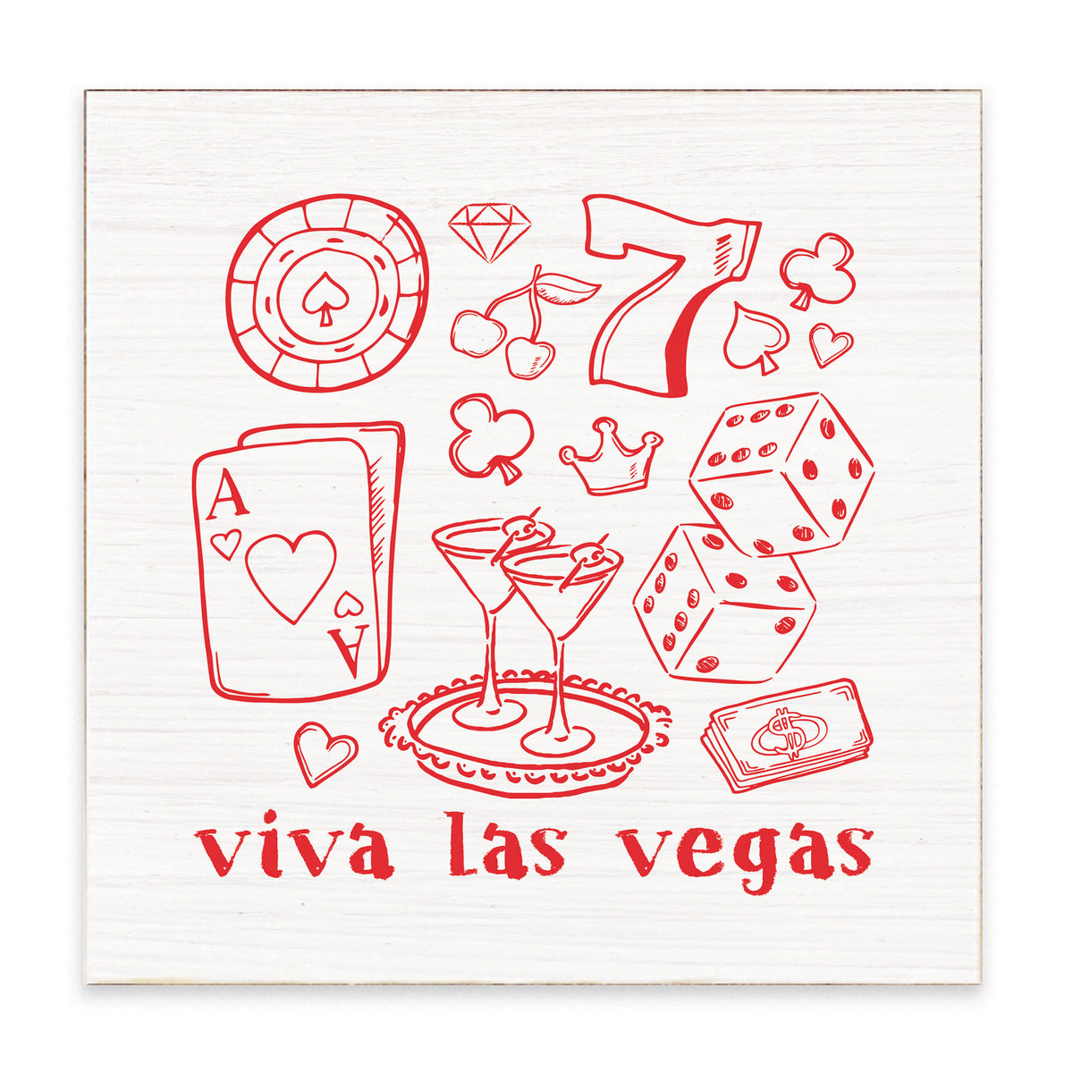 Viva Las Vegas Block Sign