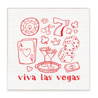 Viva Las Vegas Block Sign