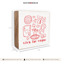 Viva Las Vegas Block Sign
