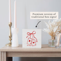 Las Vegas Ace of Hearts Block Sign