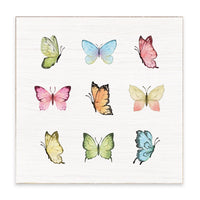 Butterflies Block Sign