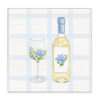 Hydrangea Wine Block Sign