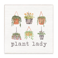Plant Lady Block Sign