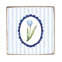 Tulip Framed Block Sign