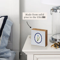 Tulip Framed Block Sign