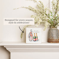 Will Golf For Champagne Block Sign