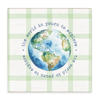 The World Is Yours Block Sign