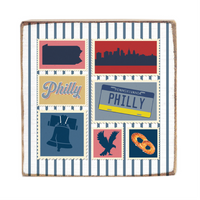 Philly Stamps Block Sign
