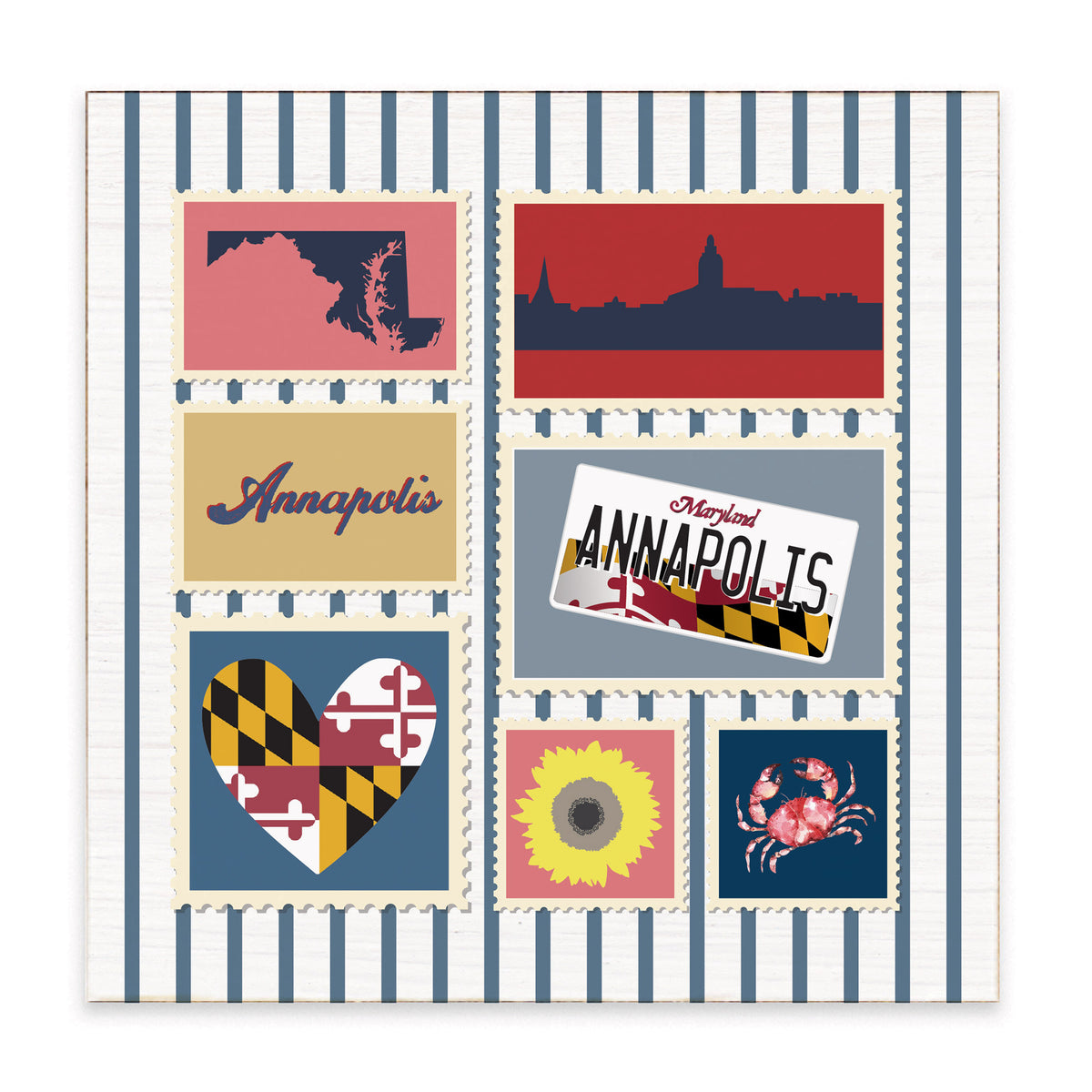 Annapolis Stamps Block Sign