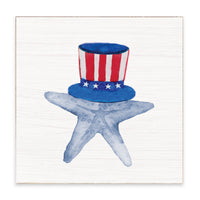 American Starfish Block Sign