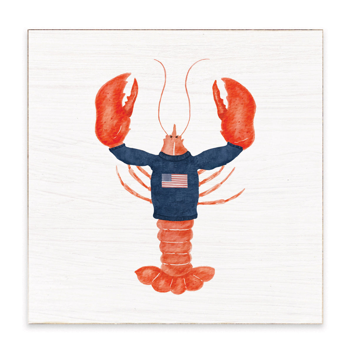 American Lobster Block Sign
