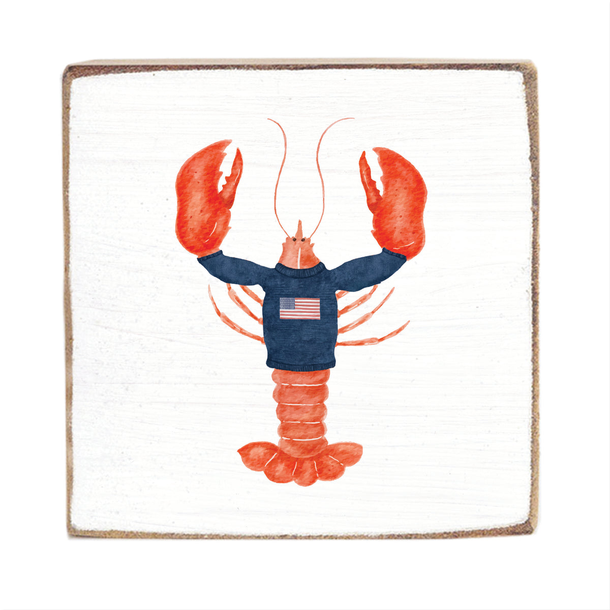 American Lobster Block Sign