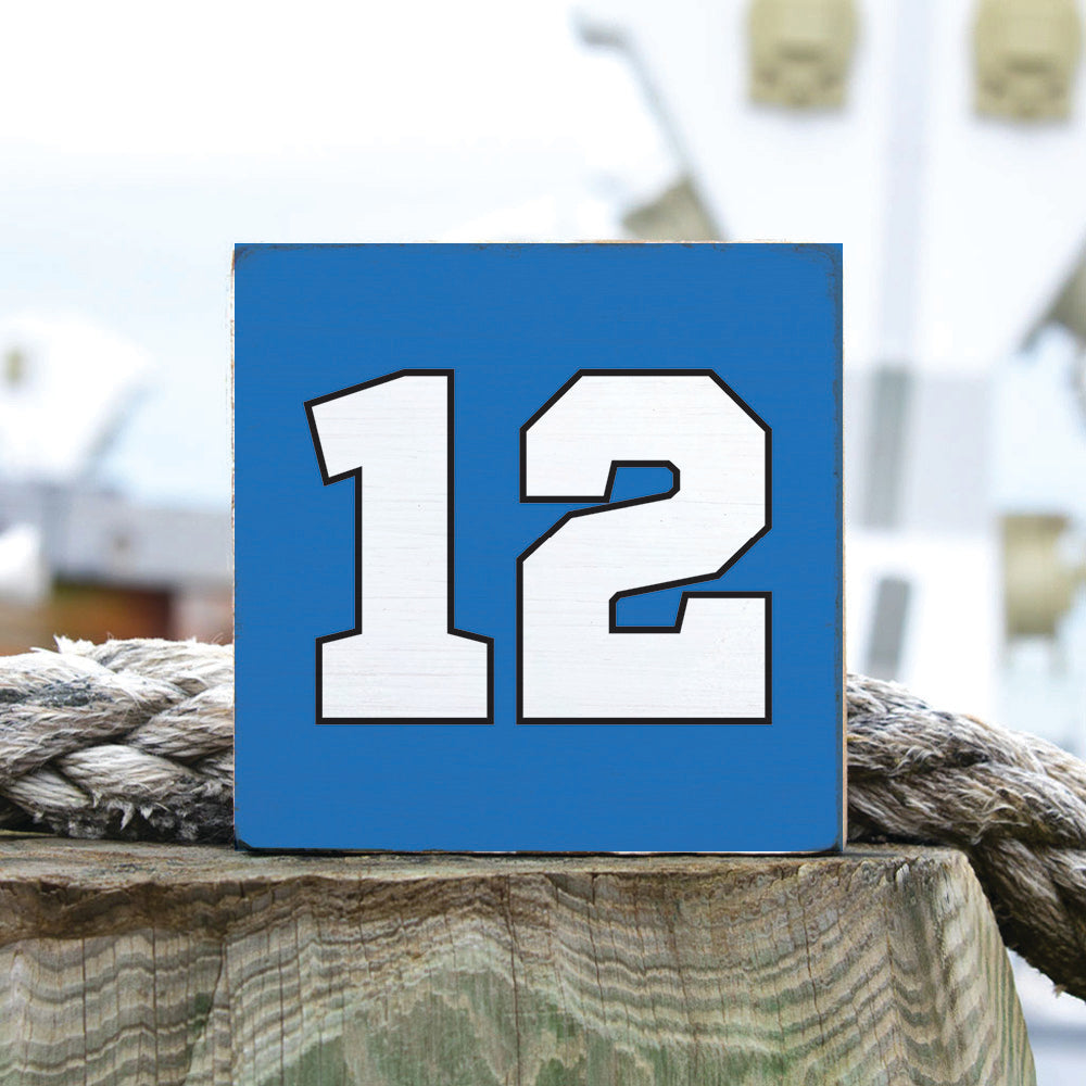 Seattle 12th Man Block Sign
