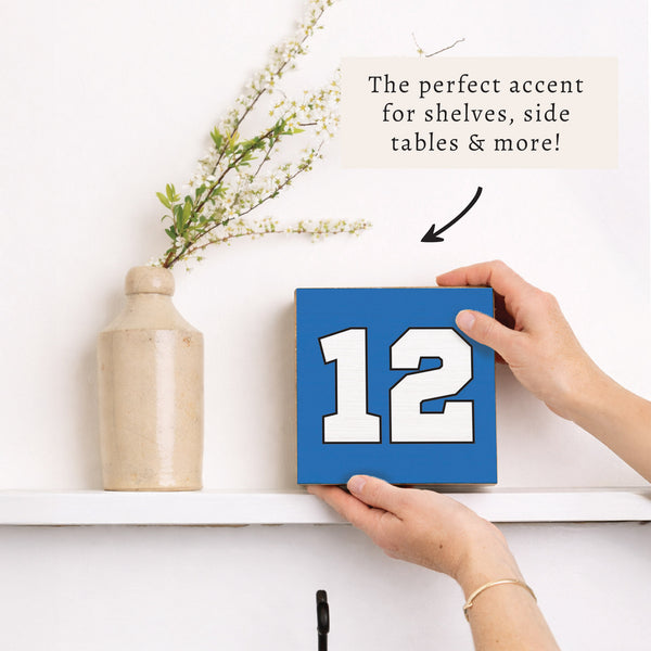 Seattle 12th Man Block Sign