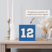 Seattle 12th Man Block Sign