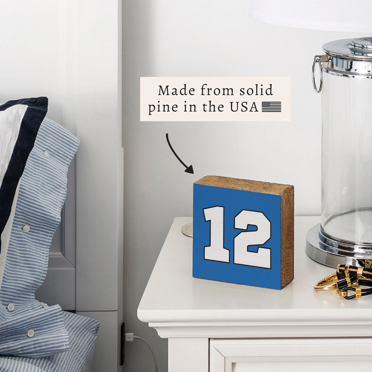 Seattle 12th Man Block Sign