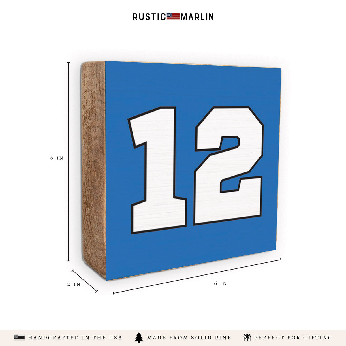 Seattle 12th Man Block Sign
