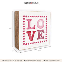 Love Stamp Block Sign