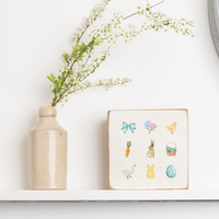 Easter Icons Block Sign
