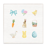 Easter Icons Block Sign