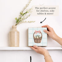 Easter Basket Block Sign