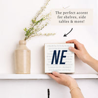NE Block Sign