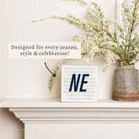 NE Block Sign