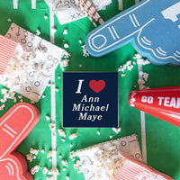 I Love Ann Michael Maye Block Sign