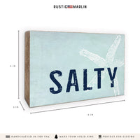 Salty Wood Block