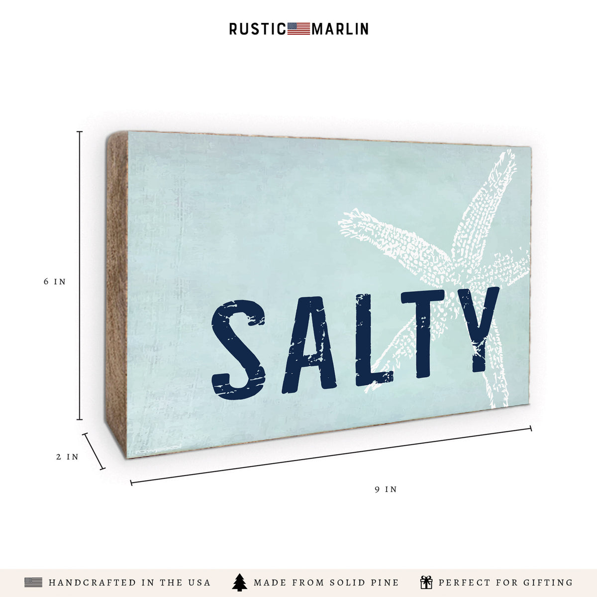 Salty Wood Block