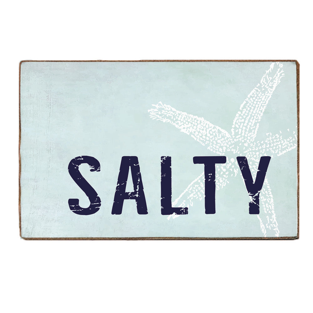 Salty Wood Block