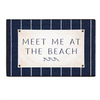 Meet Me At The Beach Block Sign