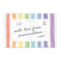 Provincetown Pride Postcard Block Sign