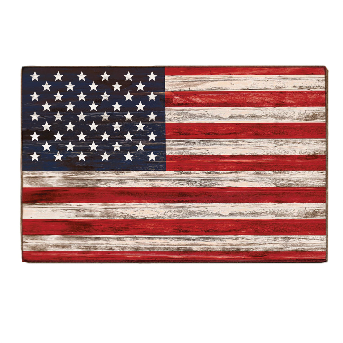 FOV XL American Flag Wooden Block