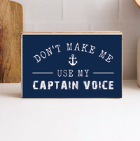 Captain Voice Wood Block