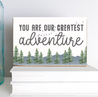 Greatest Adventure Wood Block