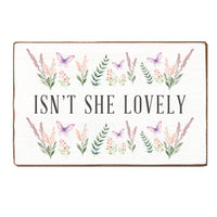 Isn't She Lovely Wood Block
