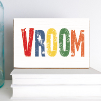 Vroom Wood Block