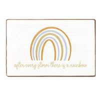Rainbow Baby Wood Block