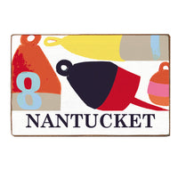 Buoys Personalized Wood Block