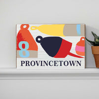 Buoys Personalized Wood Block